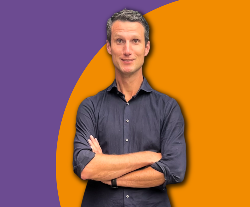 Rutger Brouwer, regiodirecteur bij iHUB op de oranje Levvel-stip