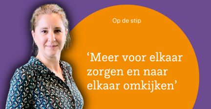 Olga Dijkstra pleit voor meer sociale cohesie in de maatschappij